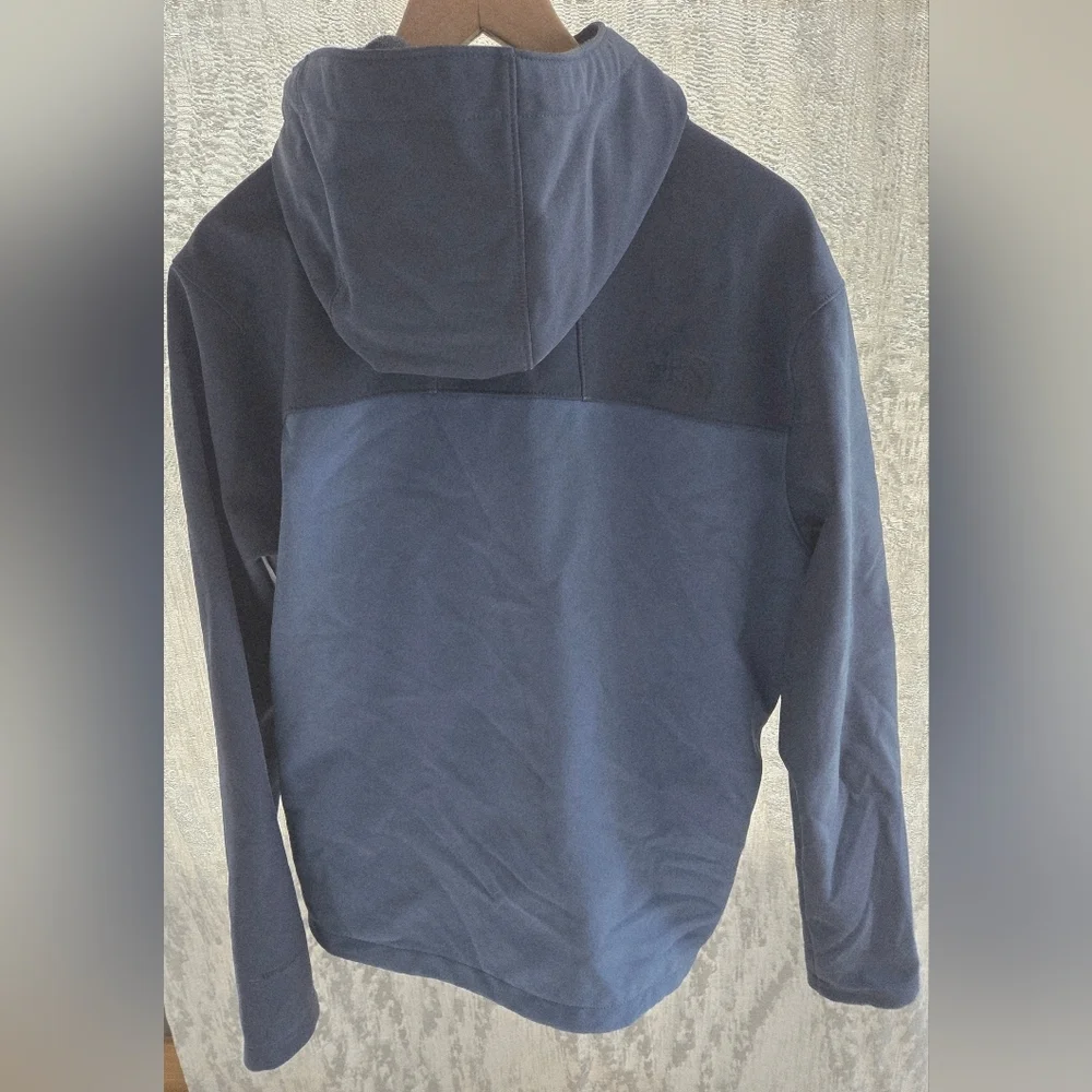 The North Face Mens Blue Apex Risor Hoodie Jacket Windwall M TNF Gorpcore Travel